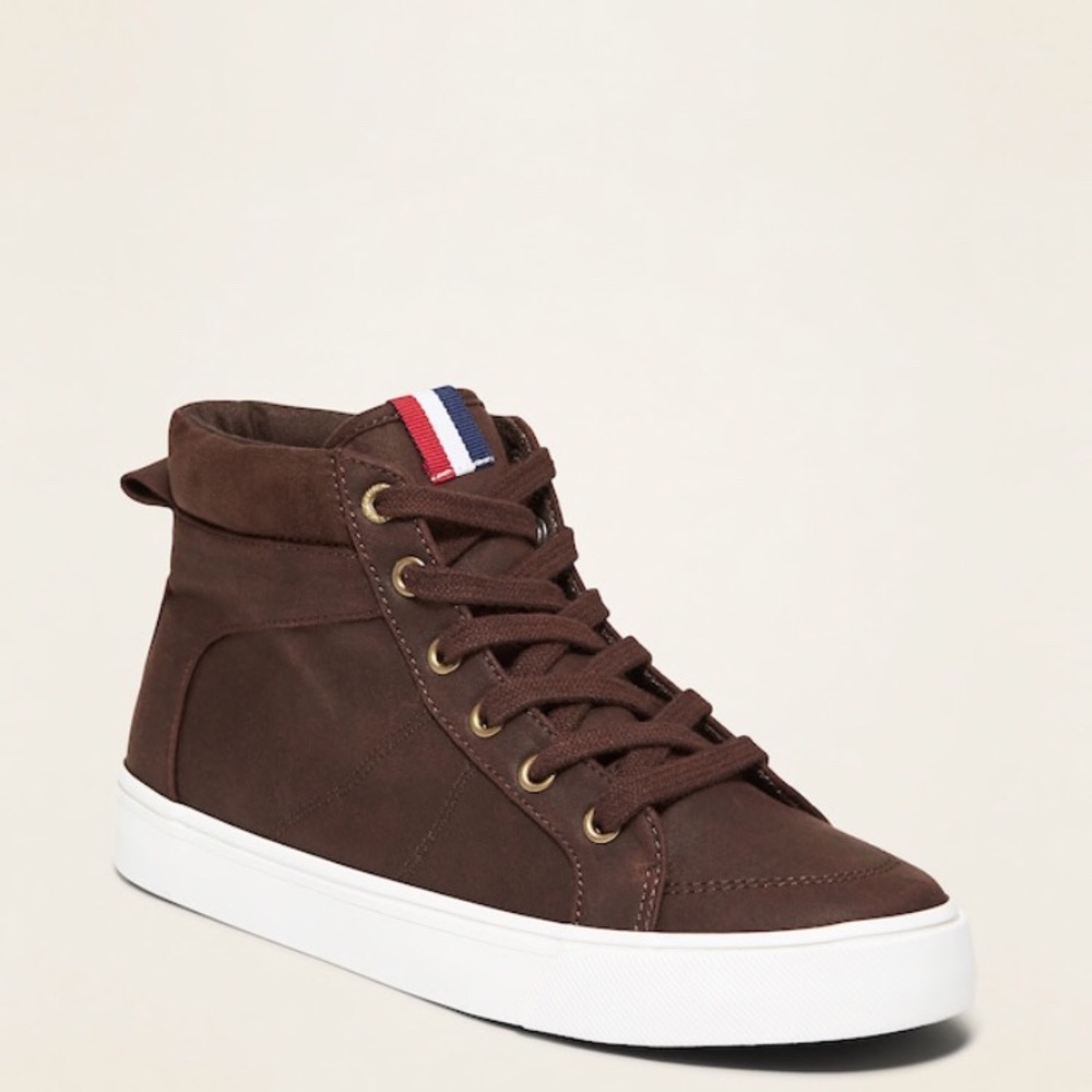 Old Navy Faux Suede Hightop Sneakers
